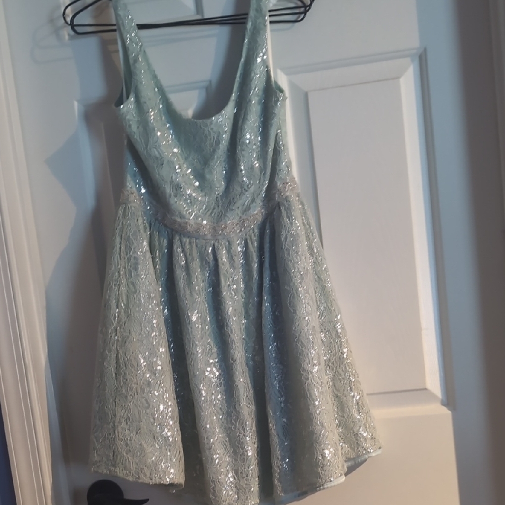 Elegant Silver Women Dress